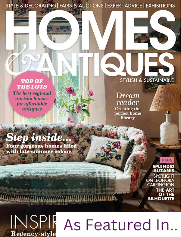 As feature in The Homes & Antiques magazine